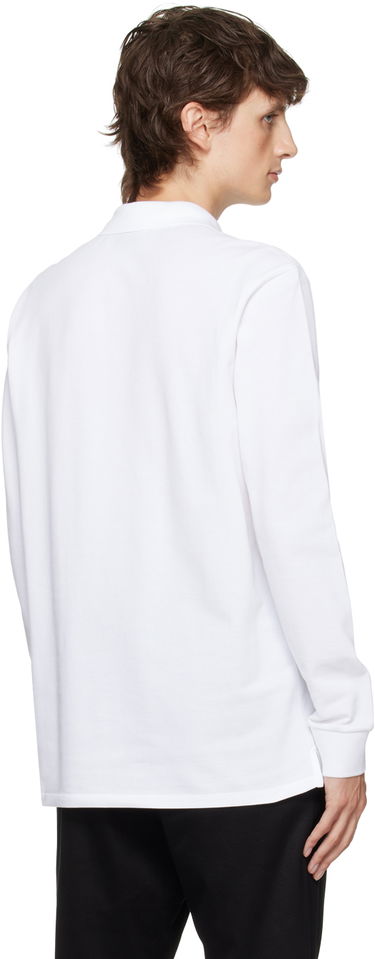 Polo tričko Paul Smith PS Paul Smith Zebra Long Sleeve Polo Biela | M2R-115L-KZEBRA-01, 2