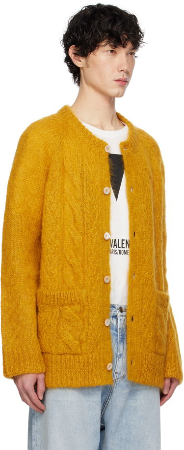 Sveter Valentino Valentino Mohair Cardigan Žltá | 6V3KA04KAPB, 1