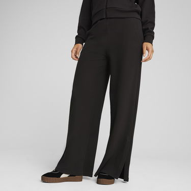 Nohavice Puma HER Comfort High-Waisted Straight-Leg Pants Čierna | 685061_01, 0