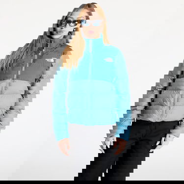 Prešívaná bunda The North Face Blue Saikuru Cropped Puffer Jacket Modrá | NF0A89JD2X71, 0
