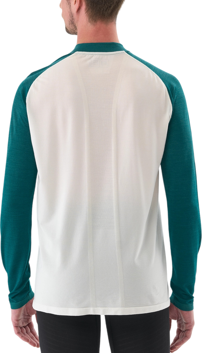 Tričko Compressport Long Sleeve Running T-Shirt Biela | atsm4880039l, 1