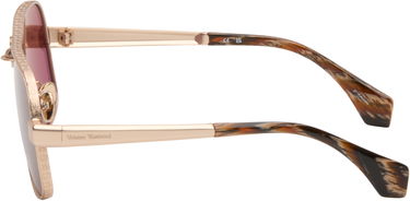 Slnečné okuliare Vivienne Westwood Vivienne Westwood Vanguard Aviator Sunglasses Metalická | VW510141063, 2