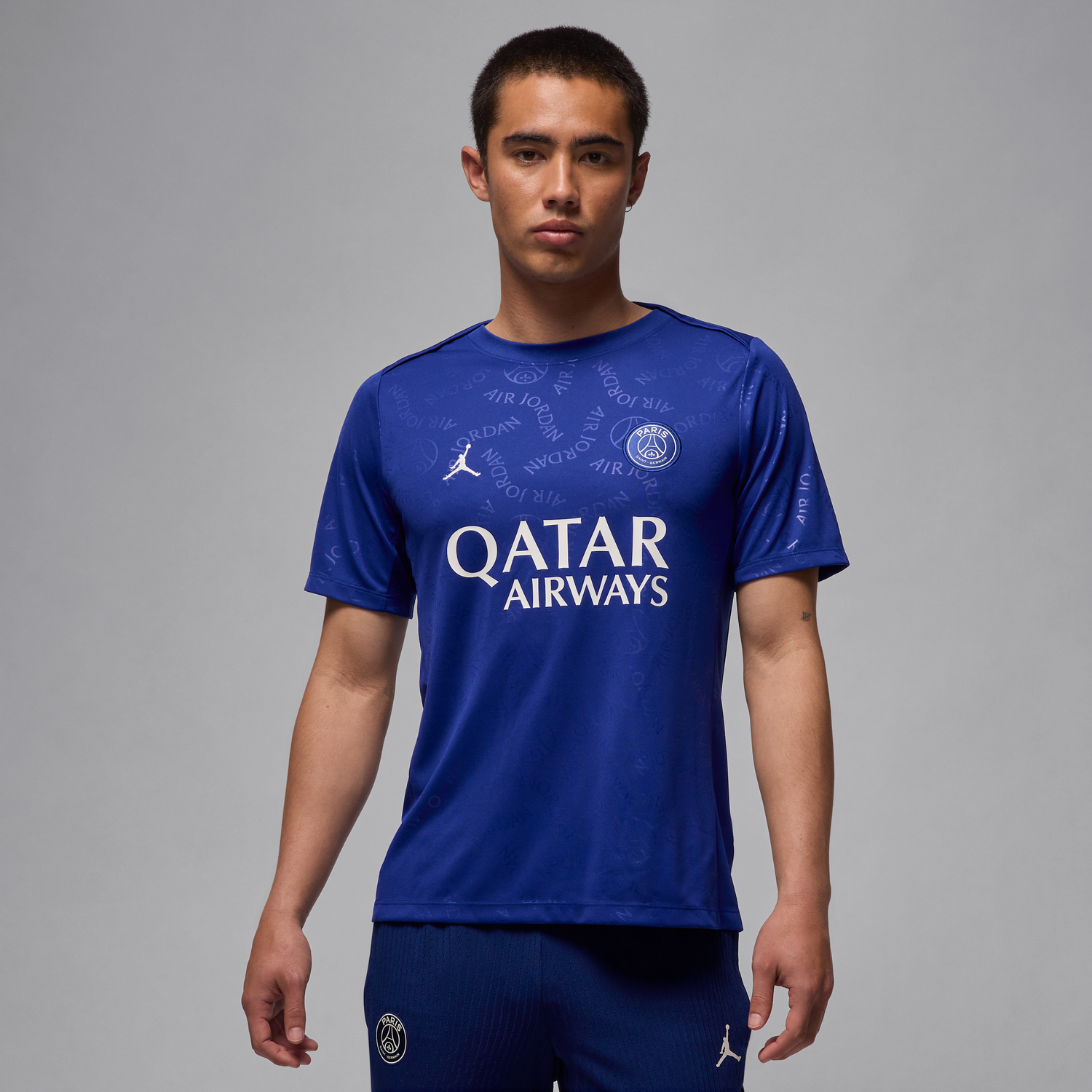 Tričko Jordan Dri-FIT Paris Saint-Germain Academy Pro Pre-Match Football T-Shirt Modrá | HJ2987-455, 1