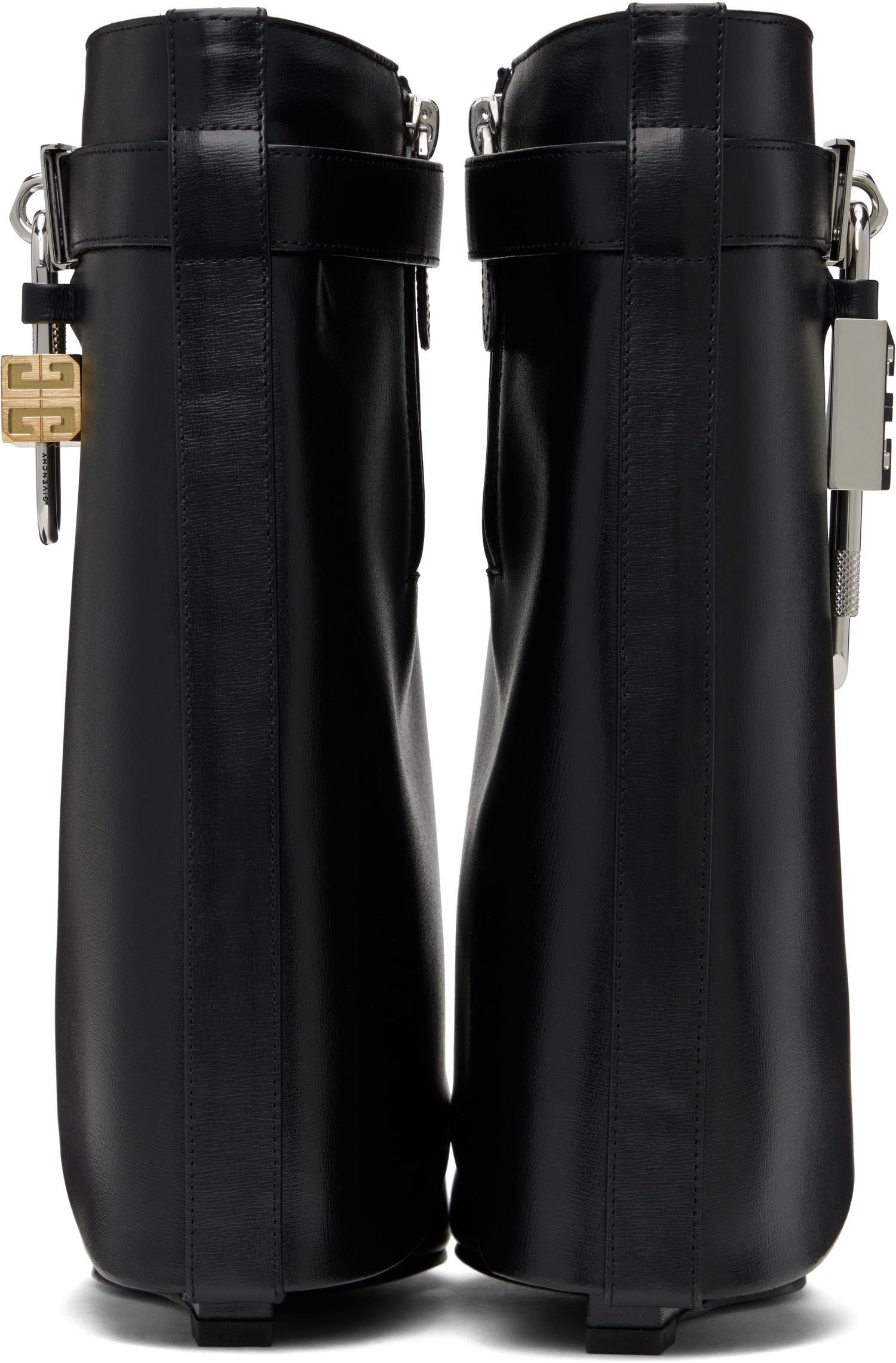 Tenisky a topánky Givenchy Givenchy Shark Lock Wedge Ankle Boots Čierna | BE602RE147001, 1