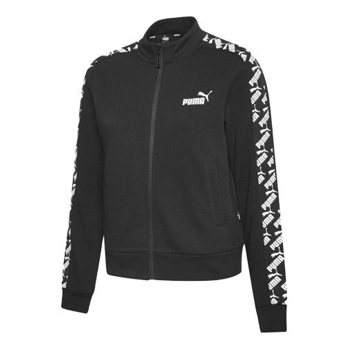 Mikina Puma Puma Logo Print Track Jacket Čierna | 583822-01, 0