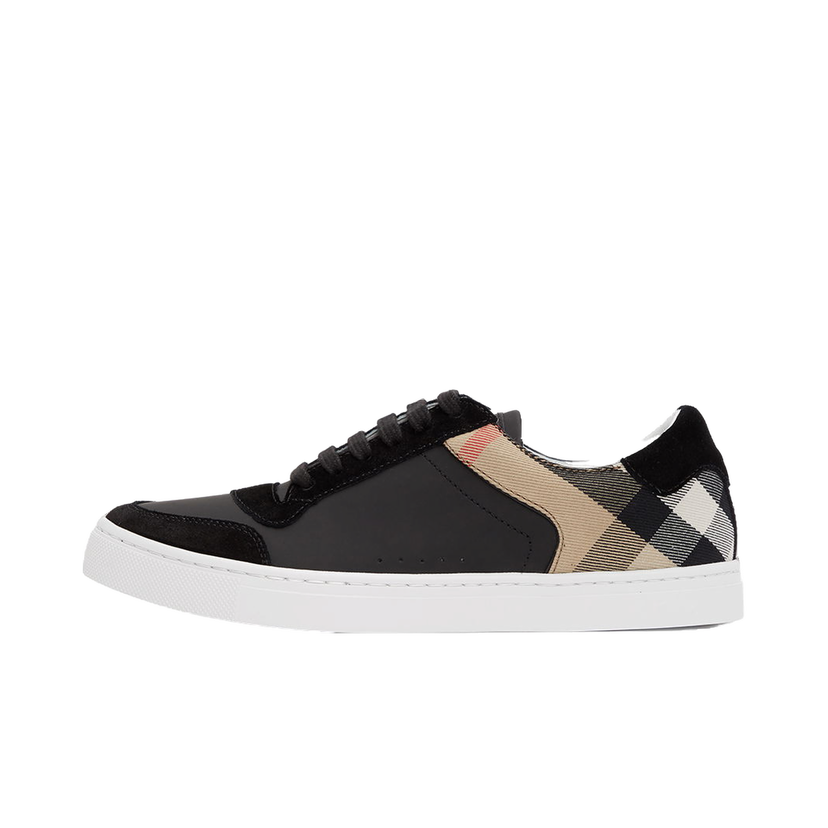 Tenisky a topánky Burberry Black Check Reeth Sneakers Čierna | 8024124