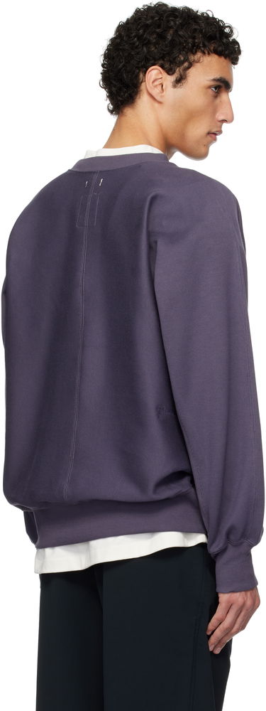 Mikina NANAMICA nanamica Crew Neck Sweatshirt Fialová | S25SH011U, 2
