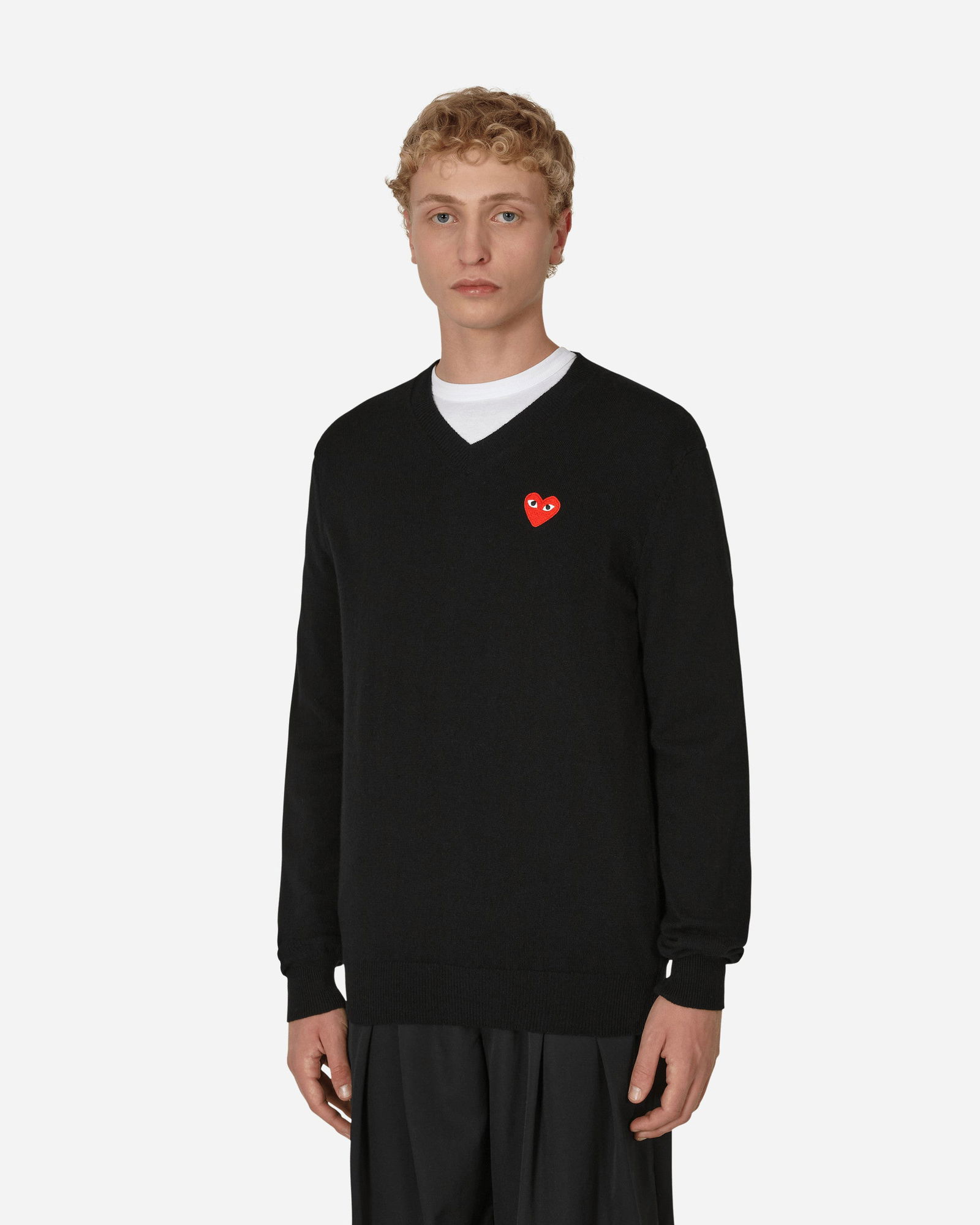 Heart V-Neck Sweater