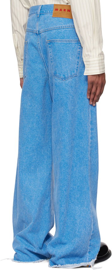 Džínsy Marni Marni Patch Mid Rise Jeans Modrá | PUJU0019Q2 USCX34, 2