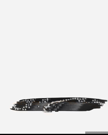 Opasok OUR LEGACY Star Fall Studded Leather Belt Čierna | A4228SB 001, 1