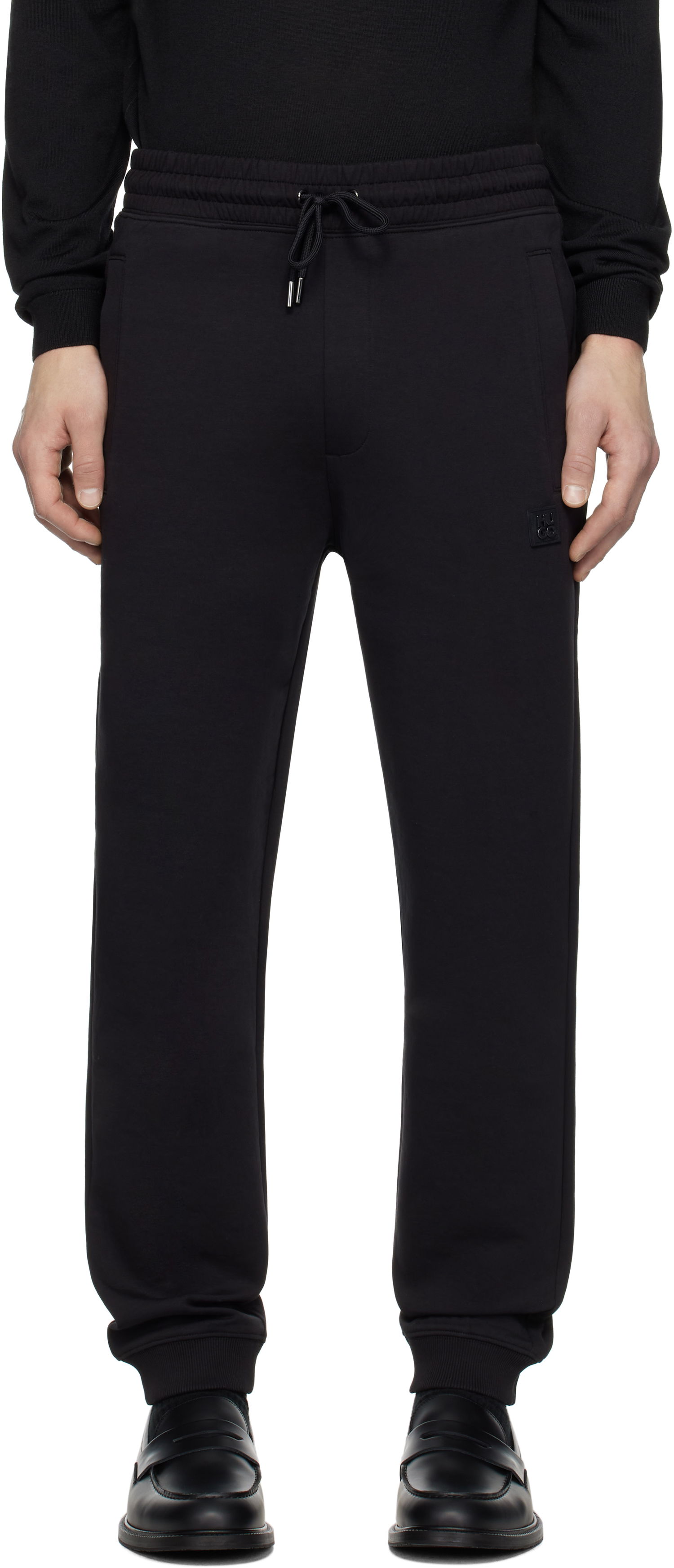 Tepláky BOSS Stacked Logo Tracksuit Sweatpants Čierna | 50533695, 0