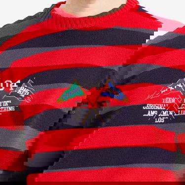 Sveter Patta Patta Stripe Flag Knit Jumper Červená | POC-SS25-7020-324-0004-084, 5