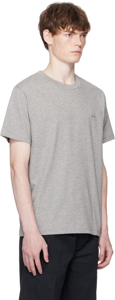 Tričko A.P.C. Standard Embroidered Logo T-Shirt Biela | COHBW-M26392, 1