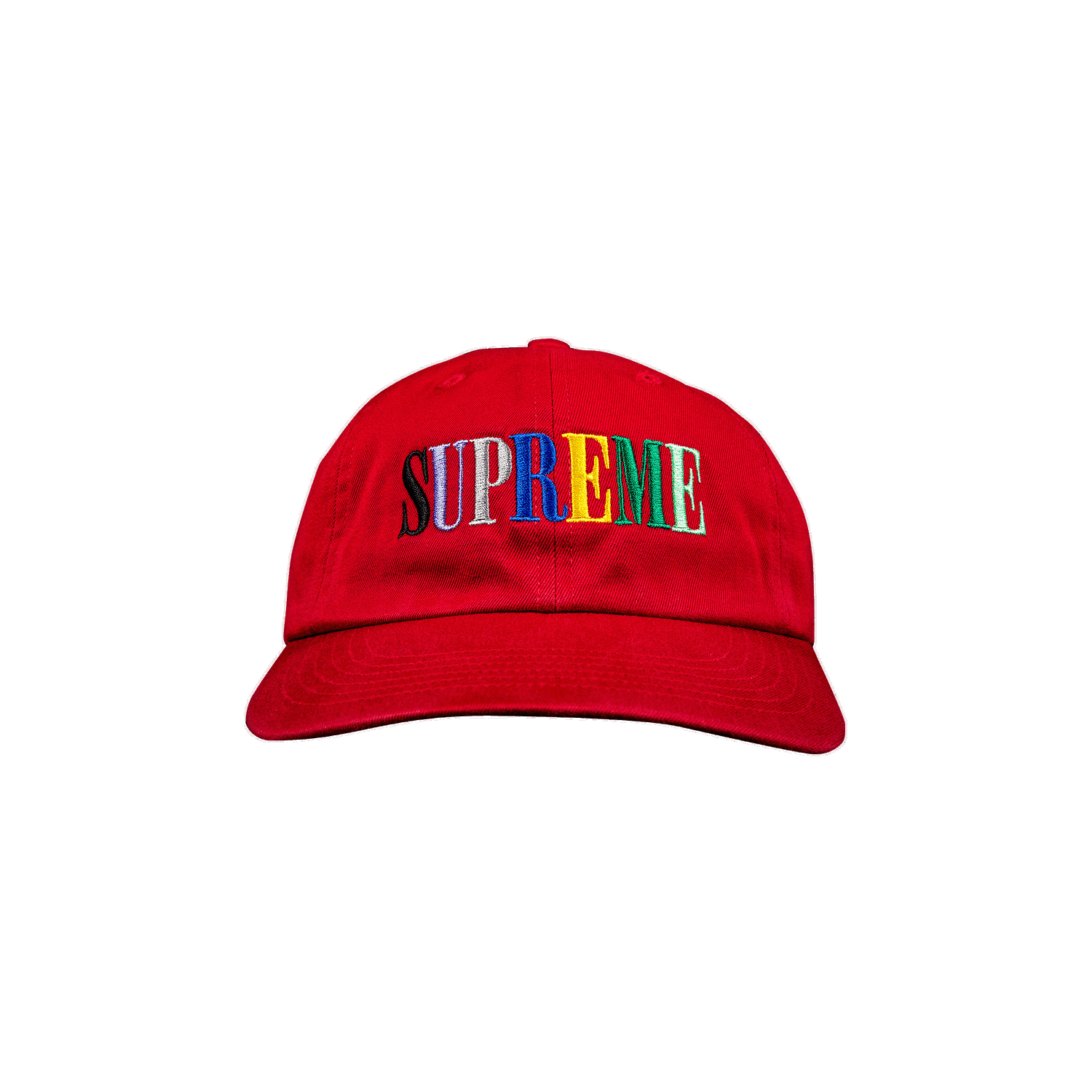 Šiltovka Supreme Multi Color Logo 6-Panel Červená | FW20H65 RED, 0
