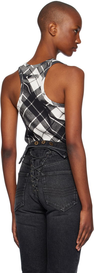 Tielko Jean Paul Gaultier Jean Paul Gaultier Tartan Print Tank Top Rôznofarebný | 24/31-F-DB042-J565-000201, 2