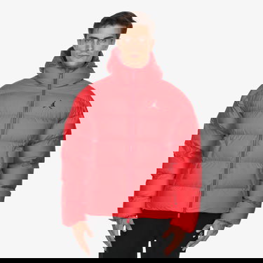 Prešívaná bunda Nike Brooklyn Hooded Puffer Jacket Červená | HV0532-687, 1