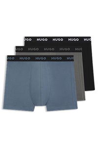 Three-pack stretch cotton boxer briefs