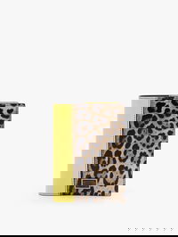 Dolce & Gabbana Leopard Print and Acid Yellow Passport Holder