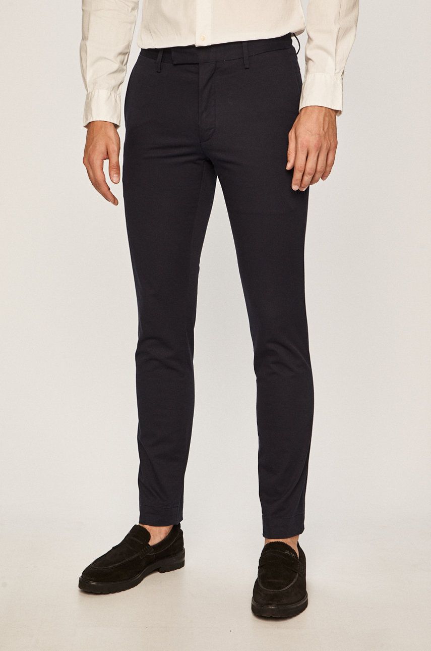 Nohavice Polo by Ralph Lauren Slim Fit Pants Čierna | 710644988002, 0