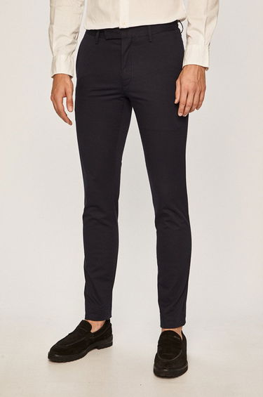 Nohavice Polo by Ralph Lauren Slim Fit Pants Čierna | 710644988002, 0