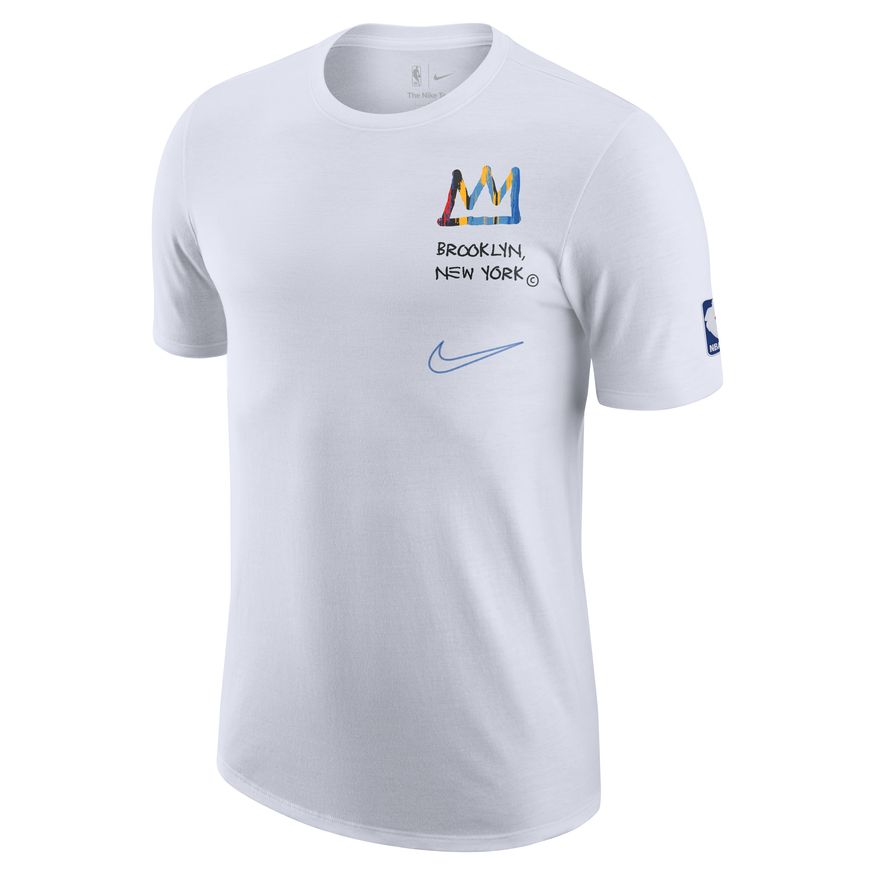 Tričko Nike Max90 NBA Brooklyn Nets Courtside City Edition Tee Biela | DV5845-100, 0
