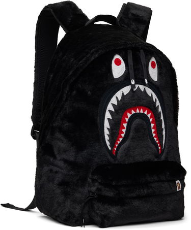 Batoh BAPE Shark Fur Daypack Backpack Čierna | 001BAK801001M, 3