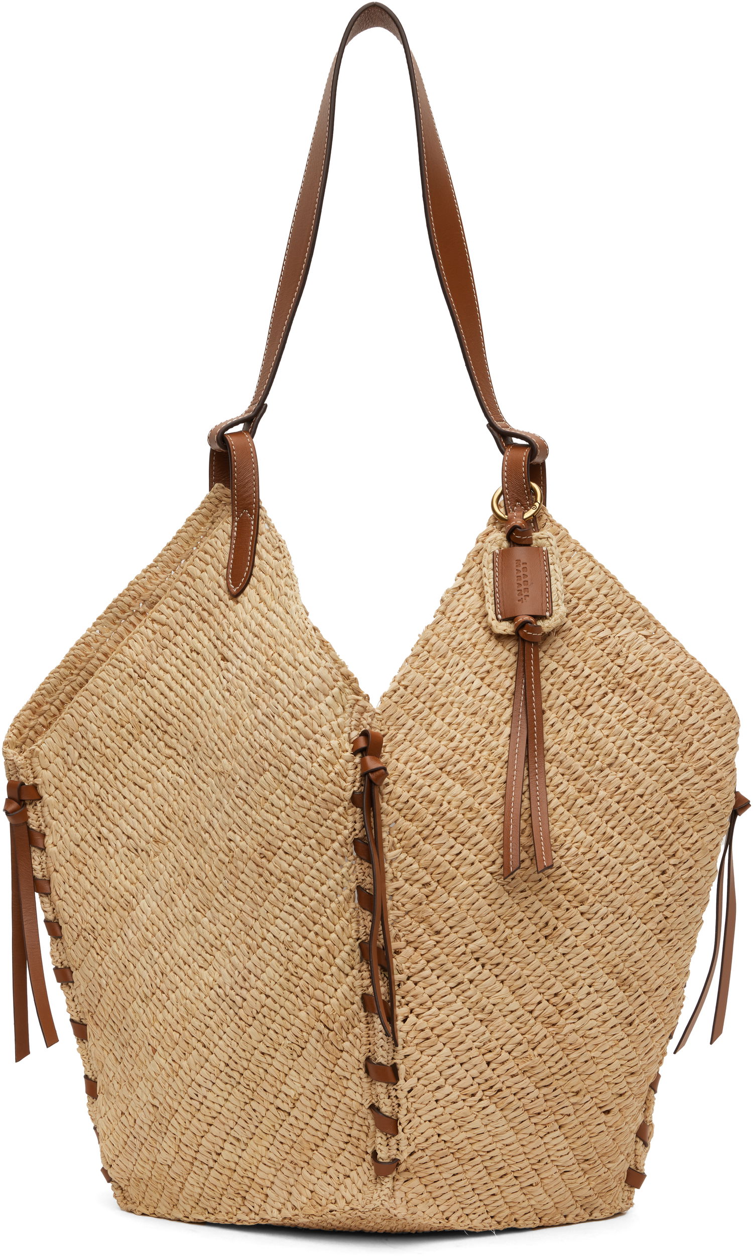 Tote bag ISABEL MARANT Isabel Marant Tampa Raffia Tote Béžová | PM0066FA-C1X07M, 0