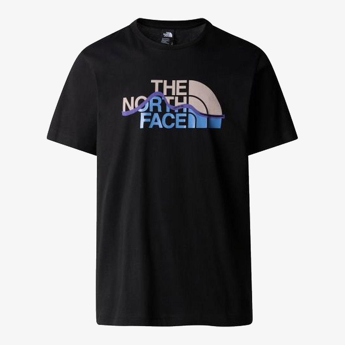 Tričko The North Face Mountain Line Short Sleeve T-Shirt Čierna | NF0A87NTJK31, 0