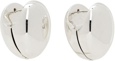 Náušnice Bottega Veneta Hoop Earrings Šedá | 754325 V5070, 1