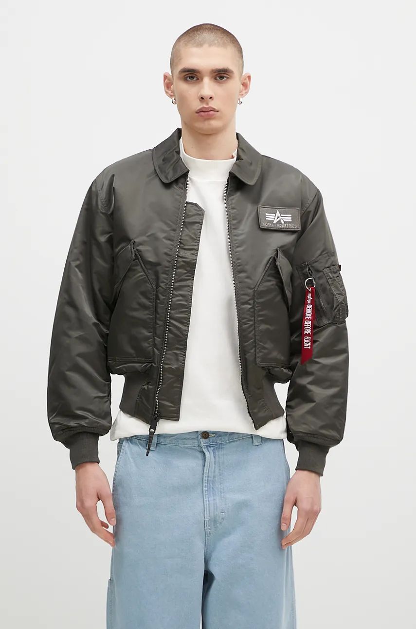 Bomber bunda Alpha Industries Bomber Jacket Oversize Zelené | 100102.04, 0