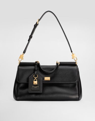 Kabelka Dolce & Gabbana Dolce & Gabbana My Sicily Plongé Calfskin Handbag Čierna | BB7782B732180999, 2