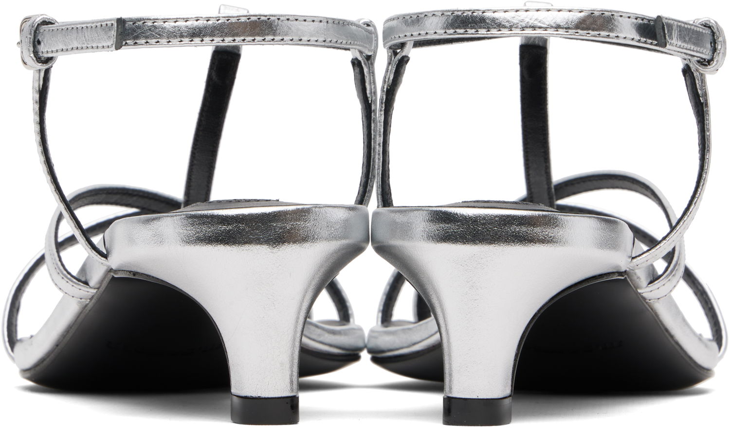 Tenisky a topánky Jil Sander Jil Sander Cage Low Heel Sandals Metalická | J15WP0129_P4836, 1