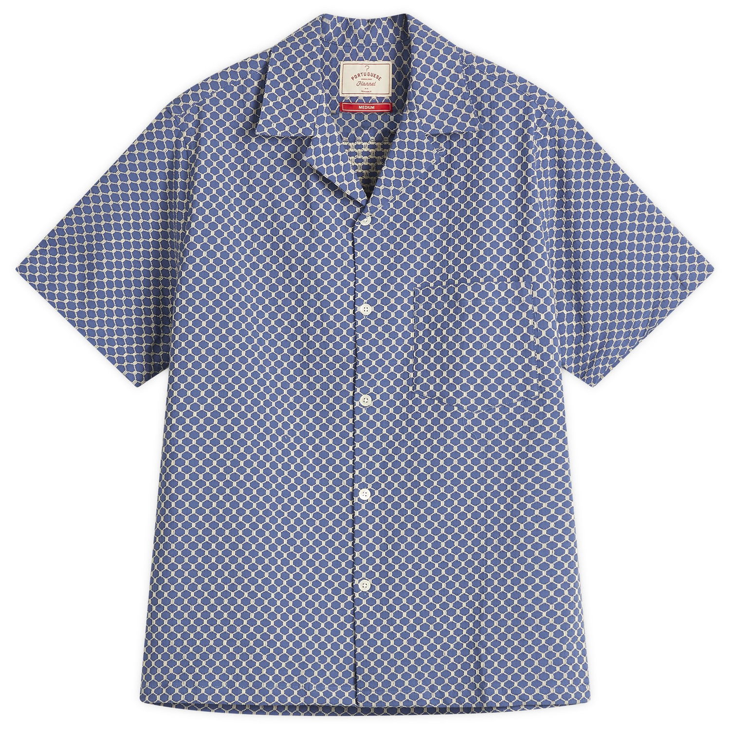Košeľa Portuguese Flannel Flannel Vacation Shirt Modrá | SS25-059-SKB, 0