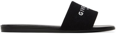 Oblečenie Givenchy Givenchy 4G Flat Sandals Čierna | BE306FE1PU001, 0