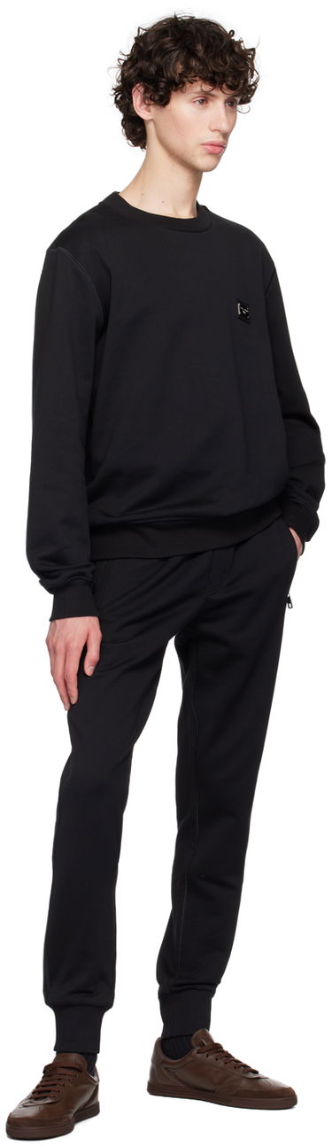 Mikina Dolce & Gabbana Black Plaque Sweatshirt Čierna | G9ABJTG7F2G, 3