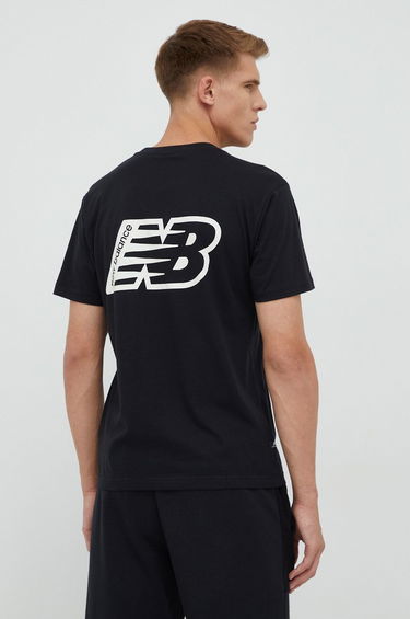 Tričko New Balance Essentials Graphic T-Shirt Čierna | MT23514BK, 0