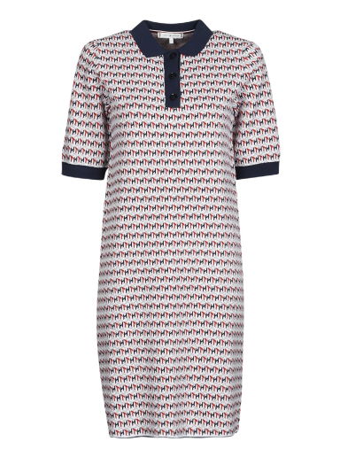 Šaty Tommy Hilfiger CUBE SHIFT SHORT DRESS Rôznofarebný | WW0WW30456-0KQ