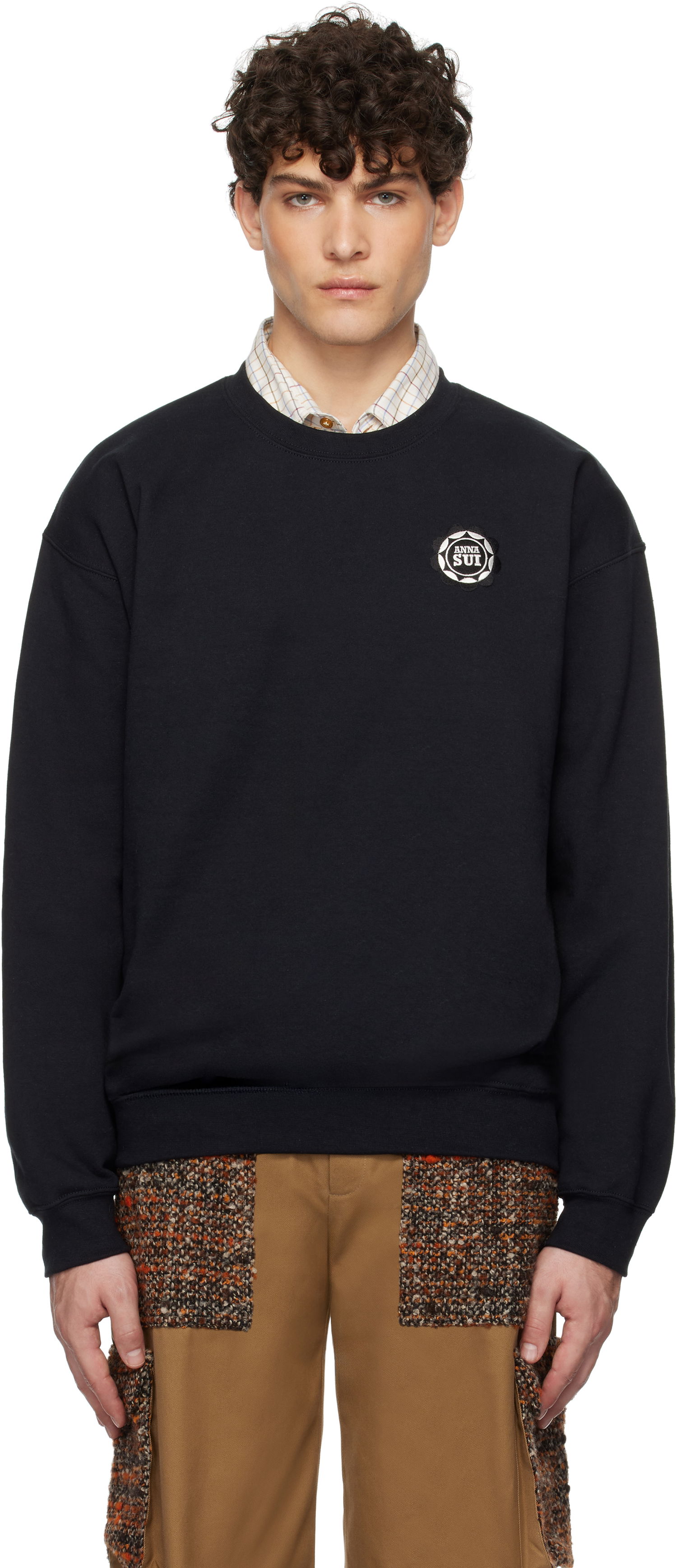 Mikina Anna Sui 'Wings' Crew Neck Sweatshirt Čierna | T1025A1, 0