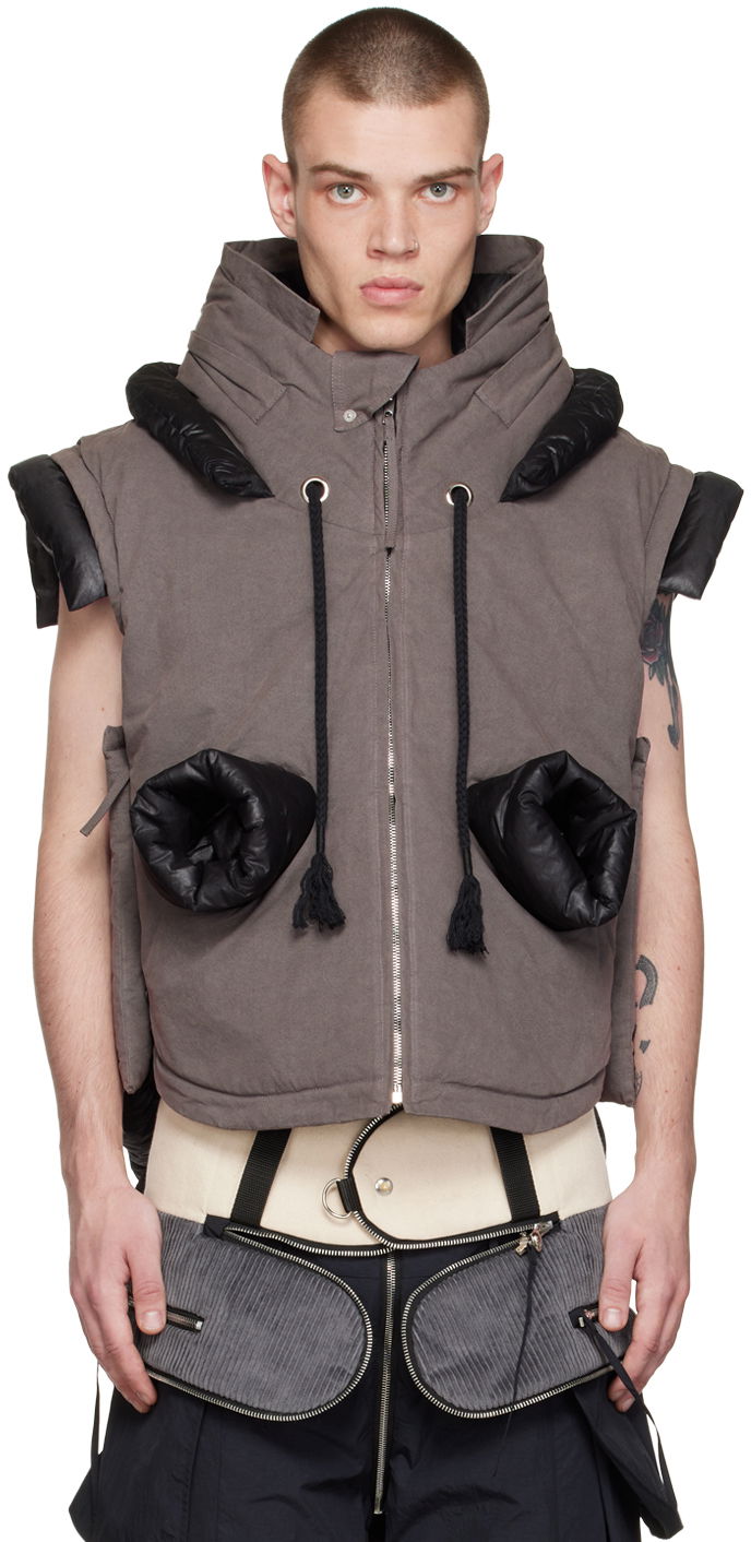 Vesta Craig Green Sleeveless Down Puffer Vest Šedá | CGAW22CWOST05, 0