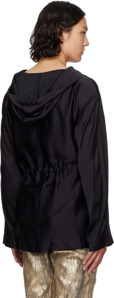 Sveter Rick Owens Rick Owens Hollywood Tunic Hoodie Čierna | RR01E5702 SCH, 2