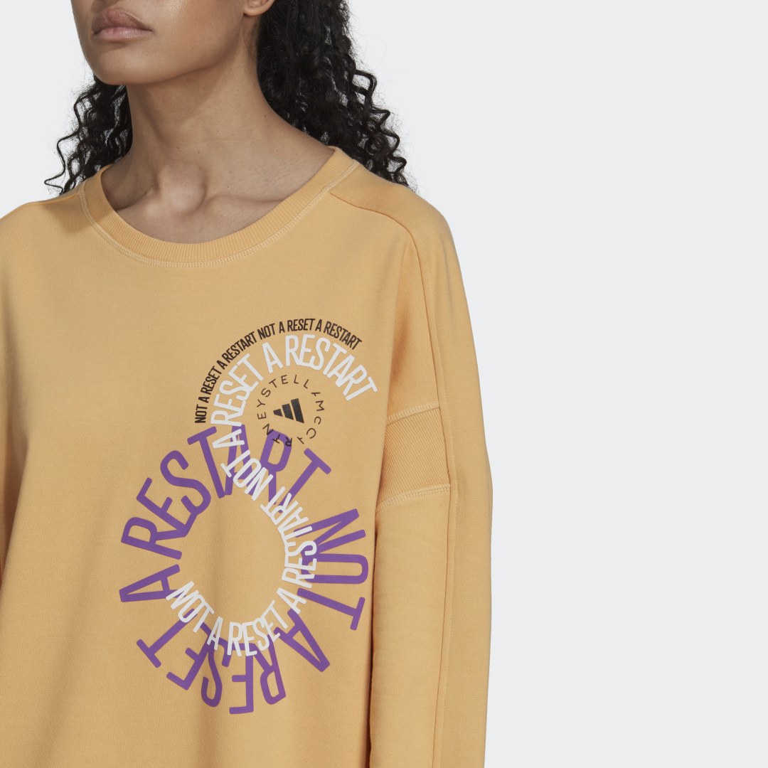 Mikina adidas Originals by Stella McCartney Sportswear Sweatshirt Oranžová | IB5886, 1