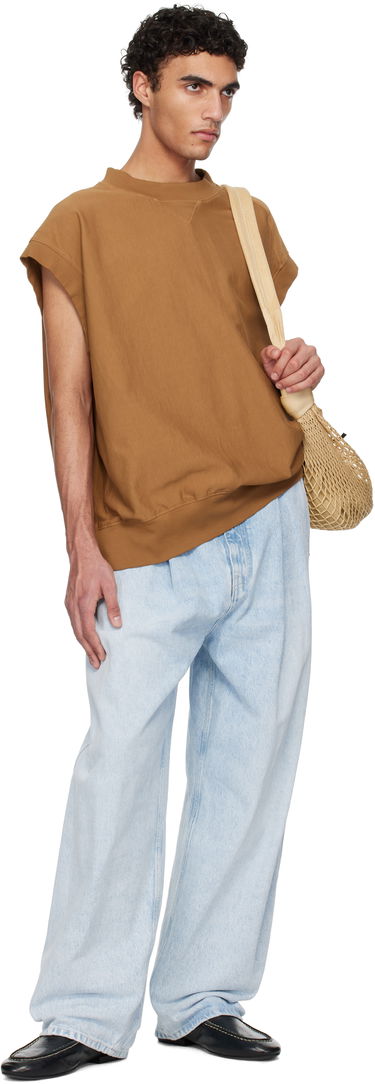 Sveter HED MAYNER Hed Mayner Cap Sleeve Sweatshirt Hnedá | HMMA70013T-HA082A, 3