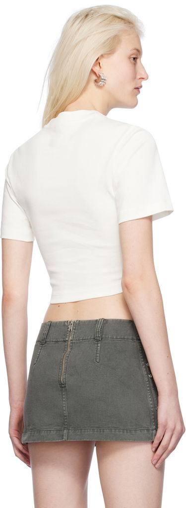 Crop Top Dion Lee Dion Lee Workwear Corset T-Shirt Biela | C3167PS24, 2