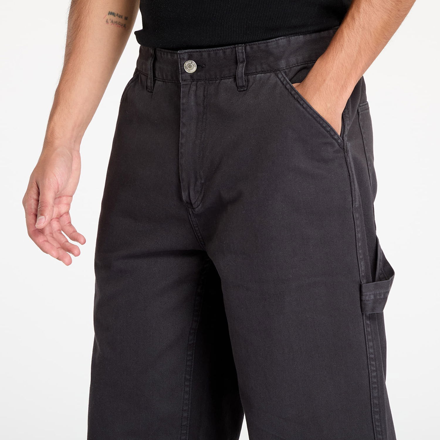 Nohavice Awake NY Painter Pant Washed Black S Čierna | AWK-FW24-PA001-BLK, 1