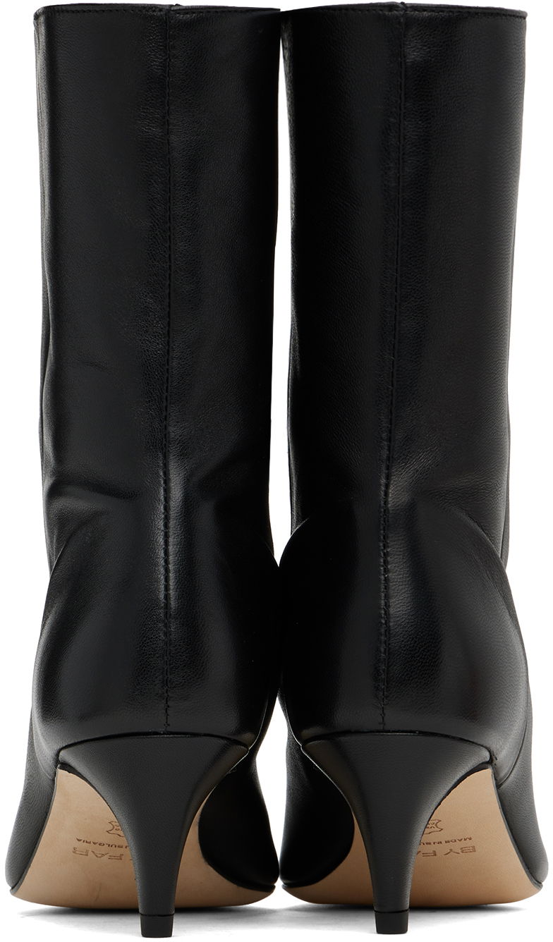 Tenisky a topánky BY FAR Lysander Leather Kitten Heel Boots Čierna | MWFBO068LL028BK001PL, 1
