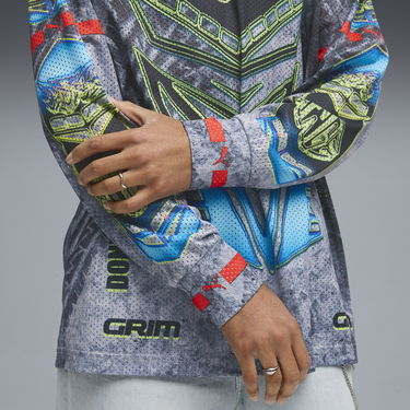 Tričko Puma A$AP ROCKY x PUMA Tire Long Sleeve T-Shirt Šedá | 633393_02, 1