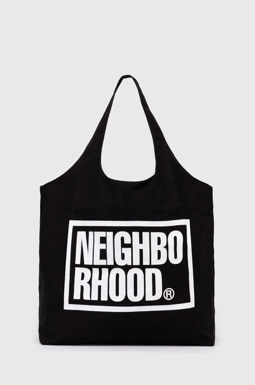 Tote bag Neighborhood NEIGHBORHOOD ID Tote Bag-L Čierna | 241MYNH.CG02, 0