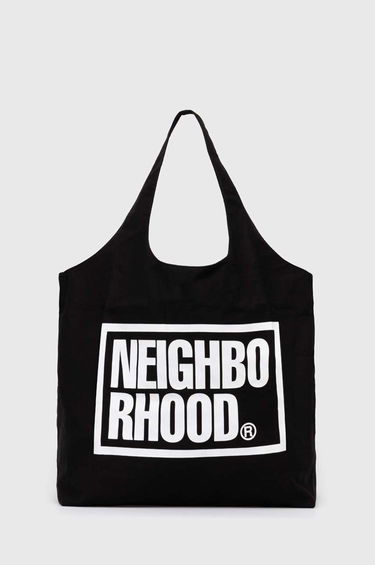 Tote bag Neighborhood NEIGHBORHOOD ID Tote Bag-L Čierna | 241MYNH.CG02, 0