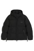 Hooded Water-Repellent Down-Filled Puffer Jacket