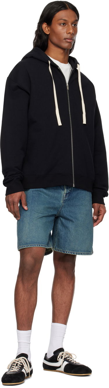 Mikina Jil Sander Jil Sander Zipped Hoodie Čierna | J47HG0106_J20039, 3